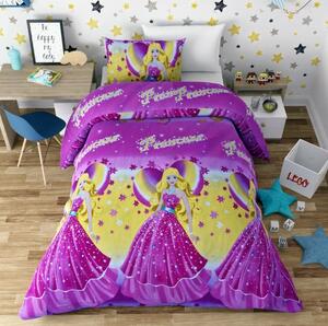 Lenjerie de pat copii bumbac Princess Disney