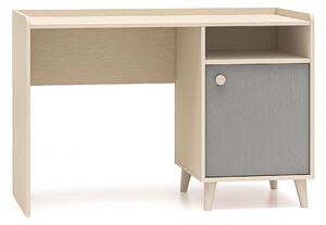 Birou Marla 120 cm - nisip deșert / palladium gri