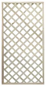 KONDELA Ecran cu grilaj, natural, lemn, 90x120 cm, KALIFE TYP 2