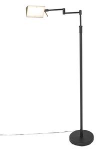 Lampa de podea de design neagră incluzând LED cu dimmer tactil - Notia