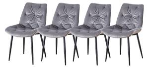 Set 4 Scaune KJC0357 Gri