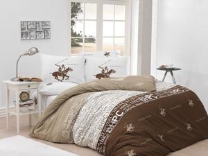 Lenjerie pat dublu,bumbac 100% ranforce, BHPC 004 - Brown