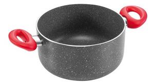 Tescoma Casserole Manico Rosso 20 cm, 3 l, 3 l