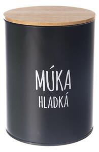 Cutie de conserve Orion pentru făină simplă BLACK