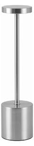 Lampa de masa fără fir din metal Silver