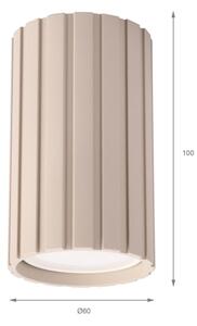 Brilagi - Spot CRISPINA 1xGU10/10W/230V 10 cm bej