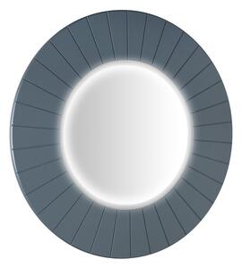 Sapho Sapho, oglindă rotundă LUMIRO STRIP cu iluminare LED în ramă, diametru 75cm, sienna, LR750-4242S