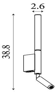 Spot LED ARCHITECT LED/7W/230V, negru - Searchlight 28127BK