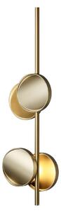 Pendul decorativ cu design arhitectural, finisaj auriu 140cm
