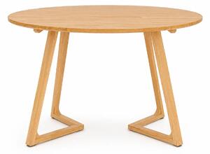 Masa rotunda dining din lemn masiv Terra Oak 100x100x75 cm