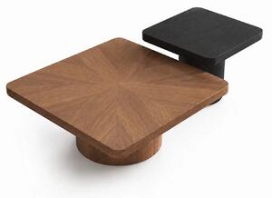 Set măsuțe de cafea Brown&Black diametru 90 cm si 60 cm