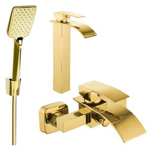 Mexen Aries R62 set de cadă, auriu - 744813R62-50