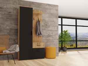 Set mobilier hol Tornado (Wotan + Negru). 1070353