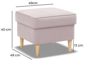 Taburet roz elegant și confortabil