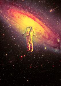 Ilustrație Mr. Galaxy, Francis Minoza, (30 x 40 cm)