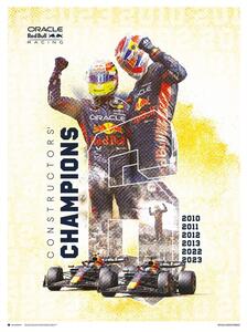 Imprimare de artă Oracle Red Bull Racing - F1 World Constructors' Champions 2023, (60 x 80 cm)
