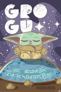 Poster Star Wars: The Mandalorian - Grogu Drăguț