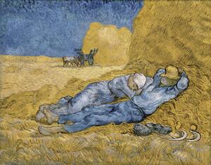 Vincent van Gogh - Artă imprimată The Siesta (1890), (40 x 30 cm)