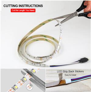Banda LED USB pentru Iluminare Ambientala in Spatele Televizorului Backlight TV RGB - 5 metri lungime