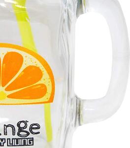 Cana pentru limonada Orange 14 cm