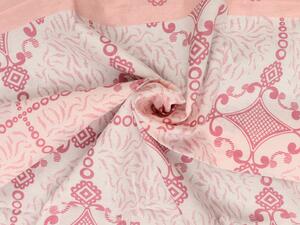 Lenjerie de pat bumbac PONSA roz Dimensiune lenjerie de pat: 2 buc 70 x 90 cm | 200 x 220 cm