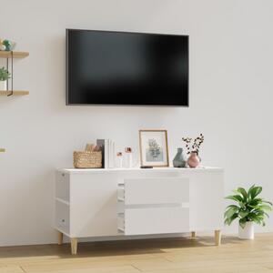 Comodă TV, alb, 102x44,5x50 cm, lemn prelucrat - V819596V