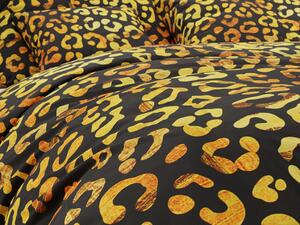 Lenjerie de pat din microfibra galbena LEOPARD Dimensiune lenjerie de pat: 70 x 80 cm | 140 x 200 cm