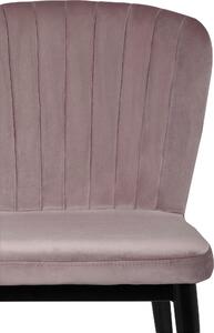 Set 2 scaune Dinan roz 50/59/83 cm