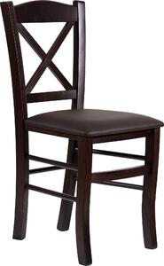Set 2 scaune Clayton wenge/maro 43/49/87,5 cm