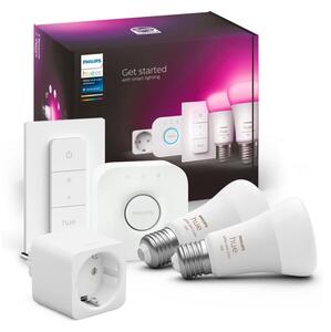 Pachet de pornire Philips Hue WHITE AND COLOR AMBIANCE 2xE27/9W/230V 2200-6500K