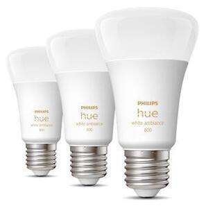 Set de 3 becuri LED dimabile Philips Hue WHITE A60 E27/6W/230V 2200-6500K