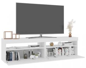 Comode TV cu lumini LED, 2 buc., alb, 75x35x40 cm - V804392V