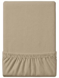 Cearsaf jersey EXCLUSIVE cappuccino 90 x 200 cm