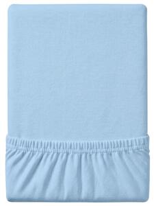 Cearsaf Jersey EXCLUSIVE albstru glacial 90 x 200 cm