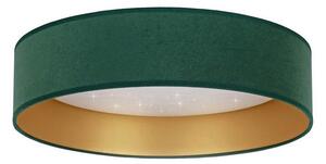 Plafonieră LED VELVET STAR LED/24W/230V d. 40 cm verde/aurie Brilagi