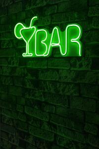 Lampa Neon Bar, Albastru, 23X3X50 Cm