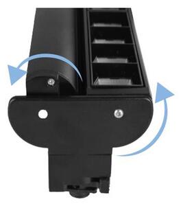 Proiector pe sina, LED Philips, 2 x 24W, lumina neutra, 4800 lm, unghi inclinare 90 grade, 60 cm