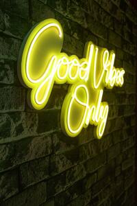 Lampa Neon Good Vibes Only 2, 37x62 cm