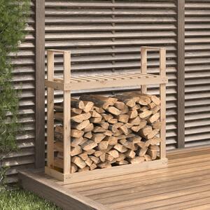 Rastel pentru lemne de foc, 110x35x108,5 cm, lemn masiv de pin