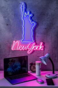 Lampa Neon New York, Verde, 70X2X46 Cm