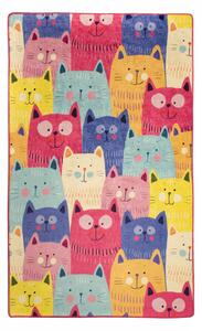 Covor Copii Cats, 100x160 cm, Catifea