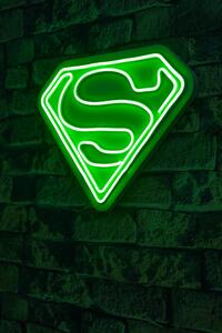 Lampa Neon Superman, Albastru, 28X3X36 Cm
