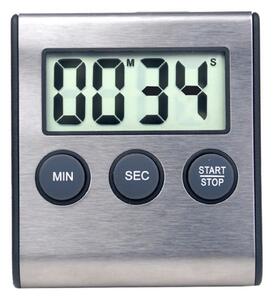 Timer digital pentru bucatarie, cronometru profesional multifunctional cu afisaj LCD, compact si portabil, functie minute/secunde