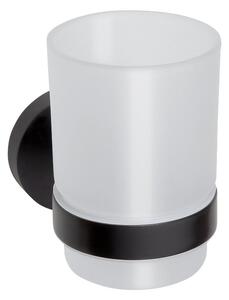 Sapho Sapho, ceașcă suspendată X-ROUND BLACK, sticlă de lapte, negru mat, XR903B