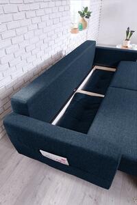 Canapea extensibila cu lada de depozitare Summer Jeas Blue 220x100 cm