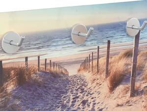Cuier de perete 40x25 cm design Beach sticlă securizată