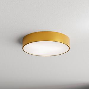 TEMAR LIGHTING Plachetă Cleo 400, IP54, Ø 40 cm auriu, reglabil, Auriu / Alamă, Camera de zi / sufragerie, Metal