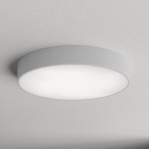 TEMAR LIGHTING Plafonieră Cleo 500, gri, senzor, IP20, Ø 50 cm, metal, Gri, Camera de zi / sufragerie, Metal, Modern