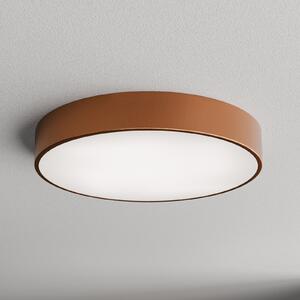 TEMAR LIGHTING Plafonieră Cleo 500, Ø 50 cm cupru, reglabil, Cupru, Camera de zi / sufragerie, Metal