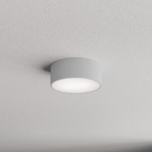 TEMAR LIGHTING Plafonieră Cleo, Ø 20 cm, IP54, gri, metal, E27, reglabil, Gri, Baie, Metal